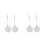4Pcs Steel Retractable Safety Cable Lock for Electronics Storage White 10