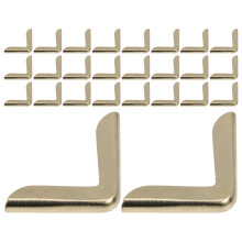 200Pcs Metal Book Corner Guards Vintage Gold Protective Covers
