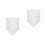 20Pcs Tapered White Plastic Yarn Cones for Efficient Sewing Winding 8
