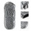 Silver 3D Relief Metal Lighter Case Flip Top Outdoor Accessory 8