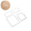 1Set Silver Carbon Steel Frame Metal Die for Precise Scrapbook Cutting 11