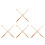 8Pcs Wooden Yangqin Bamboo Hammers Dulcimer Practice Tools Multi Color 9