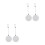 4Pcs Steel Retractable Safety Cable Lock for Electronics Storage White 7