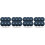 4Sets Black Barrier Mulch Fabric Garden Weed Control Cover with Stakes 6