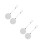 4Pcs Steel Retractable Safety Cable Lock for Electronics Storage White 6