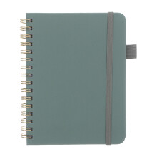 Dark Green Mini Password Notebook with Alphabetical Index and Tabs