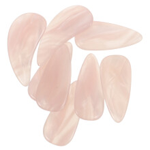 24Pcs Pink Resin Guzheng Nail Finger Picks for Beginners Durable Cover