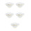 20Pcs Decorative Fire Sprinkler Cover Plates Iron Material 8