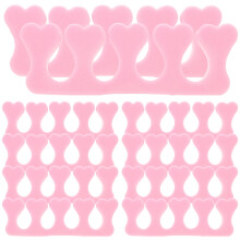 200Pcs Pink Eva Foam Toe Separators for Precise Nail Polish Drying