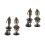 8Pcs Primitive People Figurines Plastic Teaching Models for Kids 7