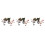 3Sets Plastic Miniature Farm Tool Set with Carrot Fork Brush for Kids 7