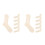 12Pcs Beige Wooden Sock Stretchers Adjustable Knit Sock Blocking Tools 8