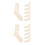 12Pcs Beige Wooden Sock Stretchers Adjustable Knit Sock Blocking Tools 6