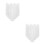 20Pcs Tapered White Plastic Yarn Cones for Efficient Sewing Winding 6