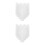 20Pcs Tapered White Plastic Yarn Cones for Efficient Sewing Winding 10