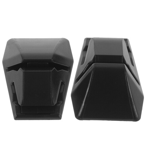 3Pcs Black ABS Car Windshield Parking Permit Holder Receipt Clamp 1