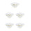 20Pcs Decorative Fire Sprinkler Cover Plates Iron Material 6