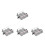 4Pcs Creative Toy Train Track Props Railway Railing Barrier Set 4