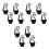 12Sets Black Neoprene Wine Glass Insulators with Sturdy Nylon Lanyards 3