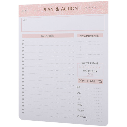 4Pcs Assorted Color Household Planner Notepad Portable Memo Pads 1