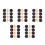 20Sets Coffee Wood Toggle Buckles Durable Coat Closure Buttons 8