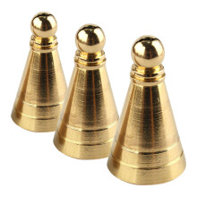 12Pcs Golden Brass DIY Incense Cone Mold Set for Home and Tower Shapes