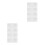 4Pairs White Iron Pegboard Mounting Kit Clips for Home Use 8