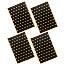 12St Zwarte Reflecterende Decals Helm Motor & Weerbestendig