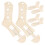 12Pcs Beige Wooden Sock Stretchers Adjustable Knit Sock Blocking Tools 2