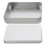 3Pcs Mini Rectangular Tin with Lid Silver Metal Candy Storage Boxes 2