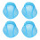 4Pcs Universal Blue Bump Cap Insert Durable Mesh Hard Hat Liner 5