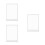 3Pcs White Plastic Sign Holder Table Menu Display Stand for Office Use 6
