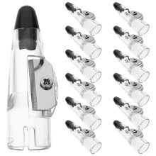30Pcs Plastic Lip and Eye Pencil Sharpener with Precision Design