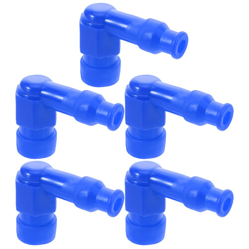 10Pcs Durable Blue Rubber Plug Caps Boots 2