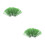 2Pcs Durable Green Plastic Model Trees for Landscape and Train Scenery 6
