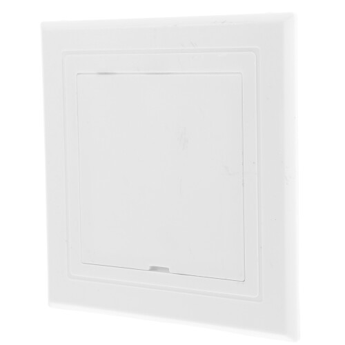 2Pcs White ABS Plastic Access Panel Cover Dustproof Water Resistant 1