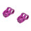 2Pcs Bike Stem Riser Adjustable Aluminum Handlebar Kit 8