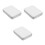 3Pcs Mini Rectangular Tin with Lid Silver Metal Candy Storage Boxes 3