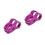 2Pcs Bike Stem Riser Adjustable Aluminum Handlebar Kit 10