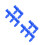 10Pcs Durable Blue Rubber Plug Caps Boots 9