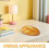 PU Fake Bread Ornament Orange Realistic Bakery Decor Prop 6