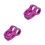 2Pcs Bike Stem Riser Adjustable Aluminum Handlebar Kit 4