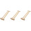 3Pcs Beige Bamboo Bird Whistle Music Playthings Material 6