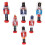 12Pcs Painted Wooden Nutcracker Puppet Hanging Xmas Ornaments 1