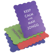 20Pcs Assorted Color Mahjong Shuffling Cards for Fun Game