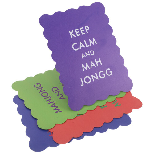 20Pcs Assorted Color Mahjong Shuffling Cards for Fun Game