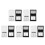 10Pcs DIY Eyeshadow Lipstick Palette Dual Compartment Makeup Organizer 7