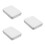 3Pcs Mini Rectangular Tin with Lid Silver Metal Candy Storage Boxes 7