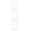 3Pcs White Plastic Sign Holder Table Menu Display Stand for Office Use 10