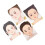 8Pcs Portable Kids Face Paint Practice Board Washable Creative Tool 1